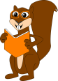 reading-squirrel